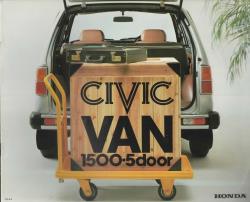 1979年 HONDA CIVIC SHUTTLE & PRO 1500・5door
