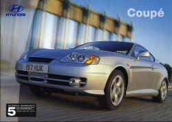 2003年 HYUNDAI COUPE 英語版カタログ