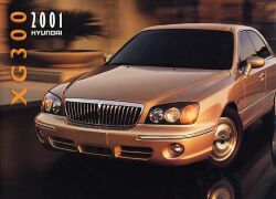2001年 HYUNDAI XG XG300、US版カタログ
