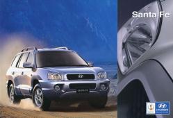 2001年 HYUNDAI SANTA FE 日本語版カタログ