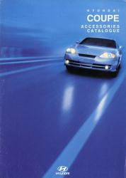 2002年 HYUNDAI COUPE アクセサリーカタログ、日本語版カタログ