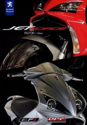 2004年 PEUGEOT BIKE スクーター PEUGEOT JETFORCE 125cc ジェットフォース チラシ