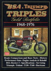 BSA TRIUMPH TRIPLES Gold Portfolio 1968-1976